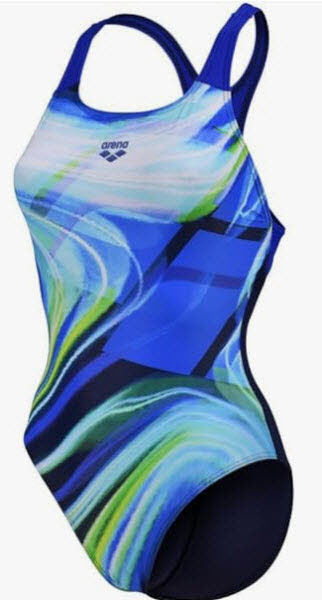 Arena VISUAL WAVES SWIM PRO BACK ONE PIECE Damen Badeanzug - Bild 1