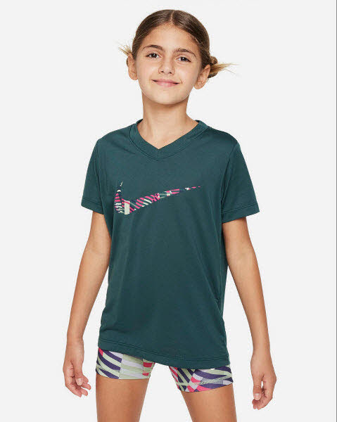 Nike DRI-FIT V-NECK T-Shirt Kids Sportshirt - Bild 1